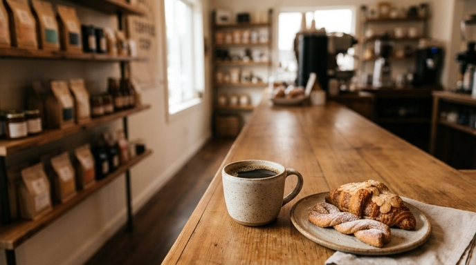 Menelusuri Lorong untuk Menemukan Kopi dan Camilan